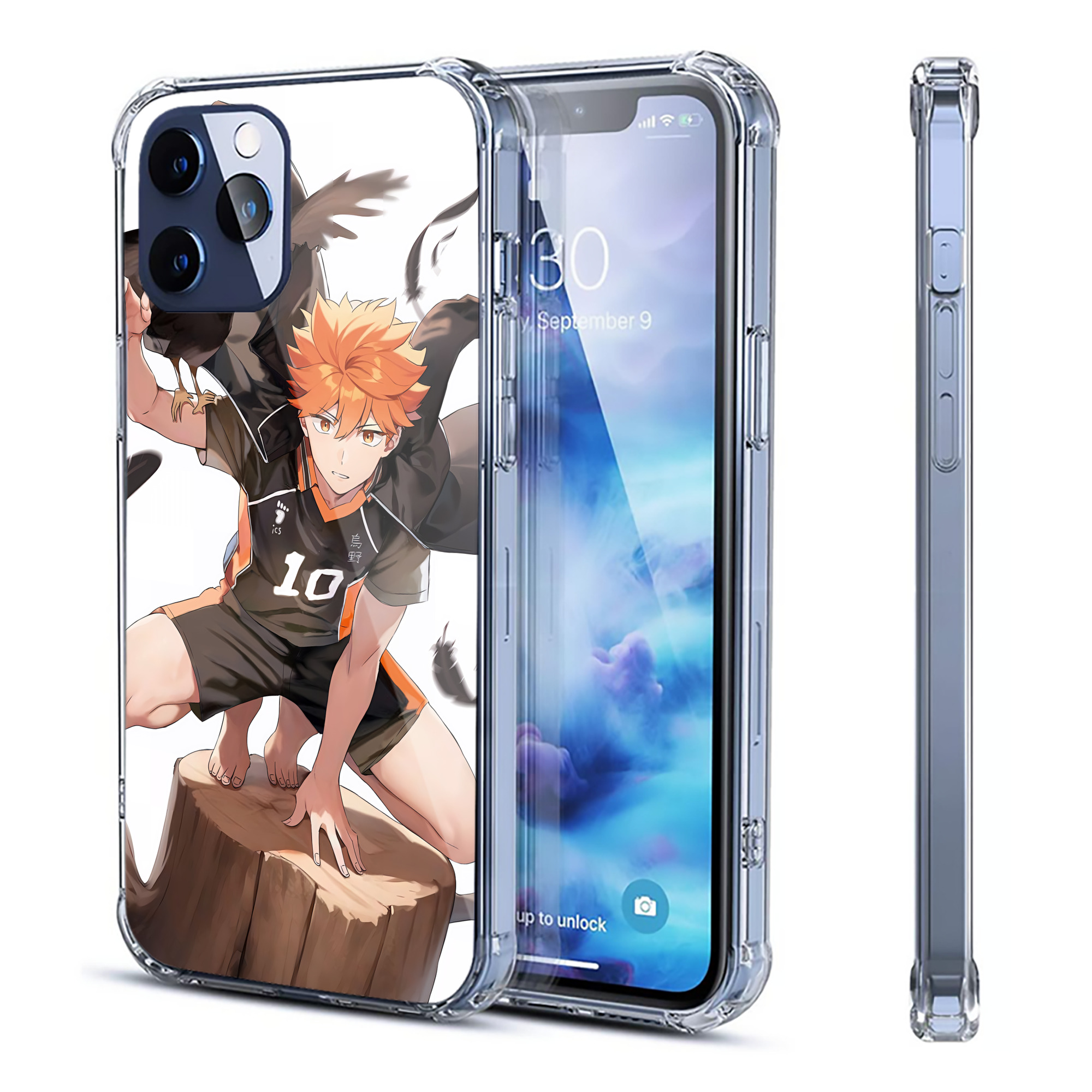 （画像用） ハイキュー!! Haikyu!! 【iPhone 12シリーズ対応】透明スマホケース（クリアソフトケース）